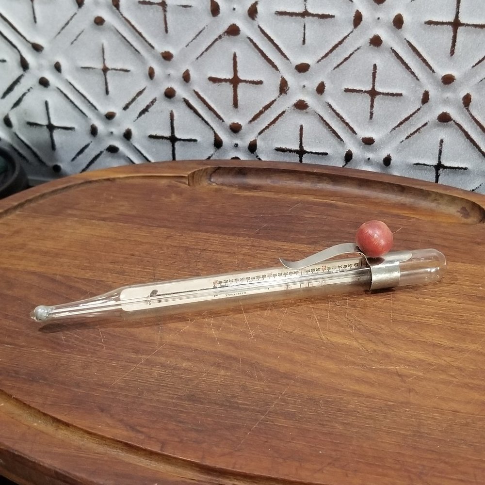 Vintage Thermometer Combination Candy-Icing and Deep Fat Frying